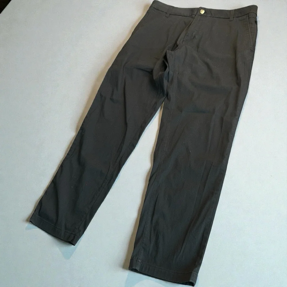 Mens birddogs Dark Blue Navy Pants 34x28 Stretch Lined Golf Performance